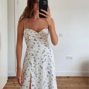 Reformation | Dresses | Reformation Everett Linen Dress White | Poshmark